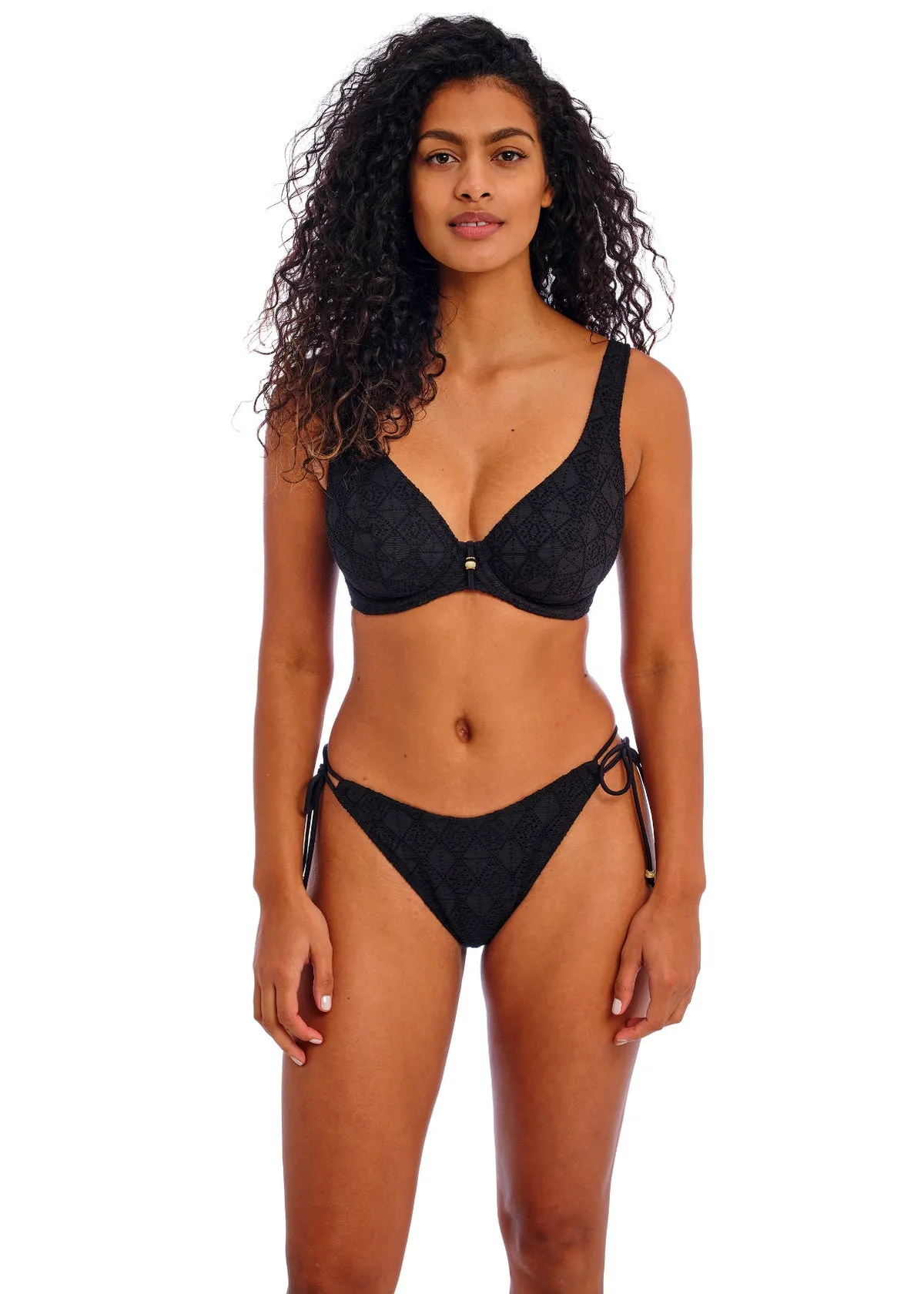 Nomad Nights High Leg Bikini Brief In Black - Freya