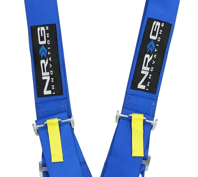 NRG SBH-RS5PCBL Blue SFI 16.1 5 Point 3 inch Seat Belt Harness with Cam Lock