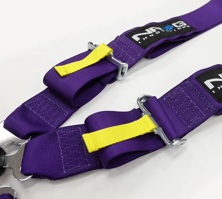 NRG SBH-RS5PCPP Purple SFI 16.1 5 Point 3 inch Seat Belt Harness with Cam Lock
