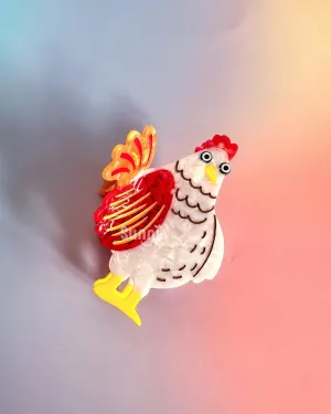 Nugget the Chicken Hair Claw Clip