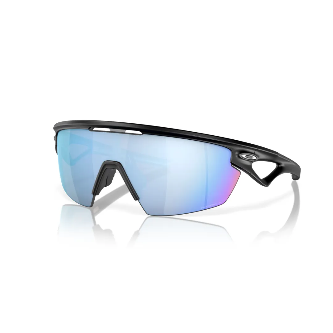 Oakley Sunglasses Sphaera - Prizm Deep Water Polarized Lenses,  Matte Black Frame