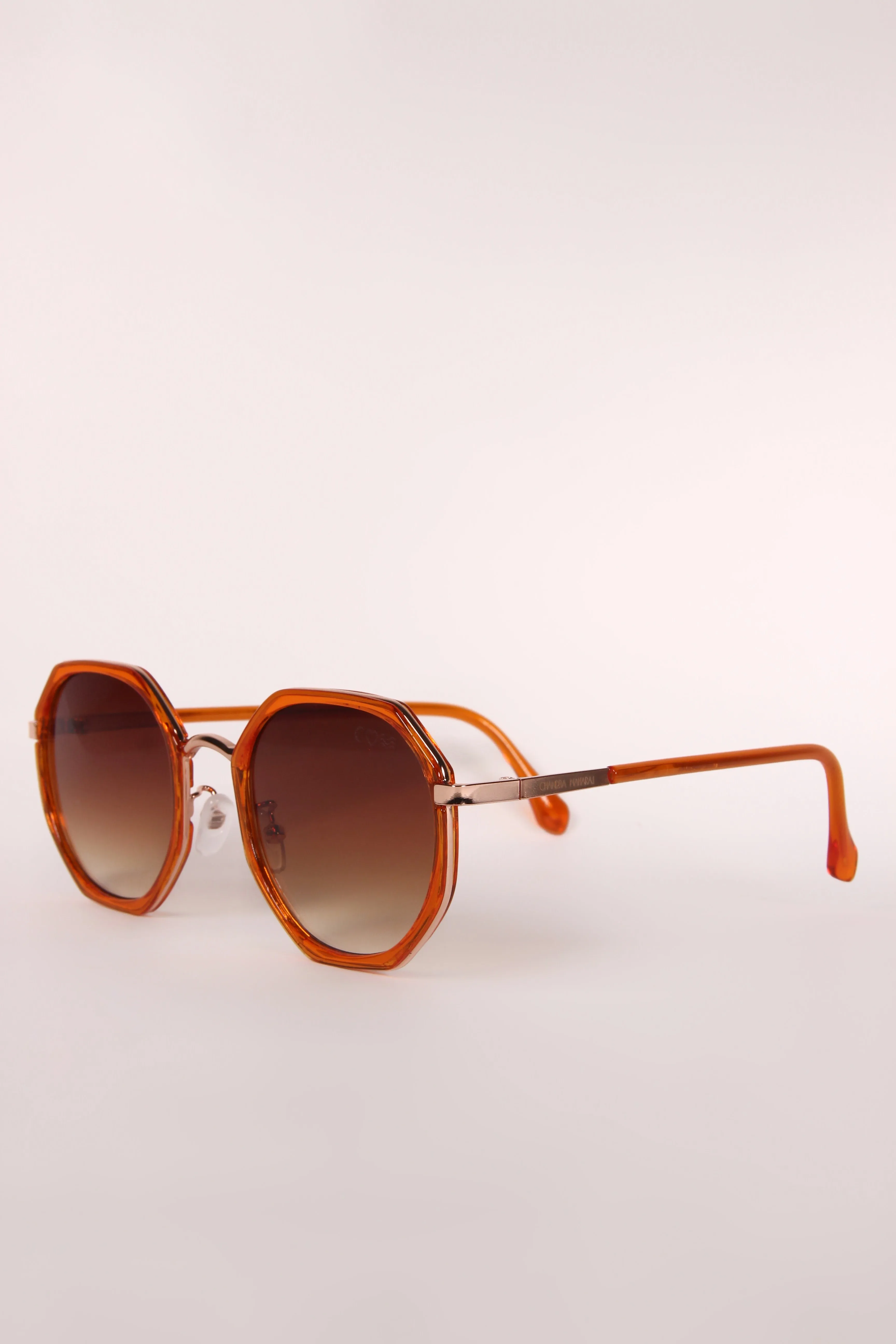 Octagonal Ombre Blaze Sunglasses
