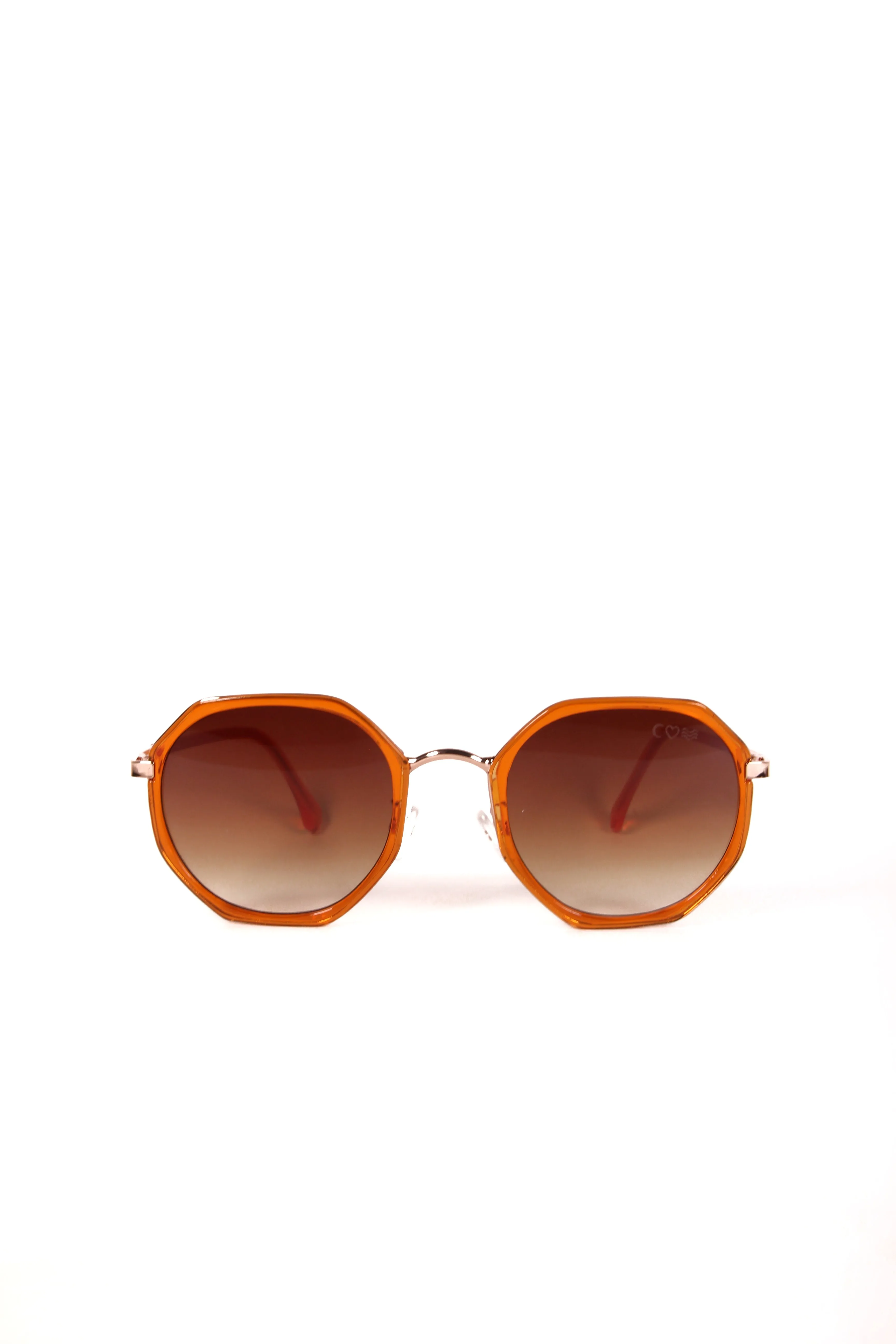 Octagonal Ombre Blaze Sunglasses