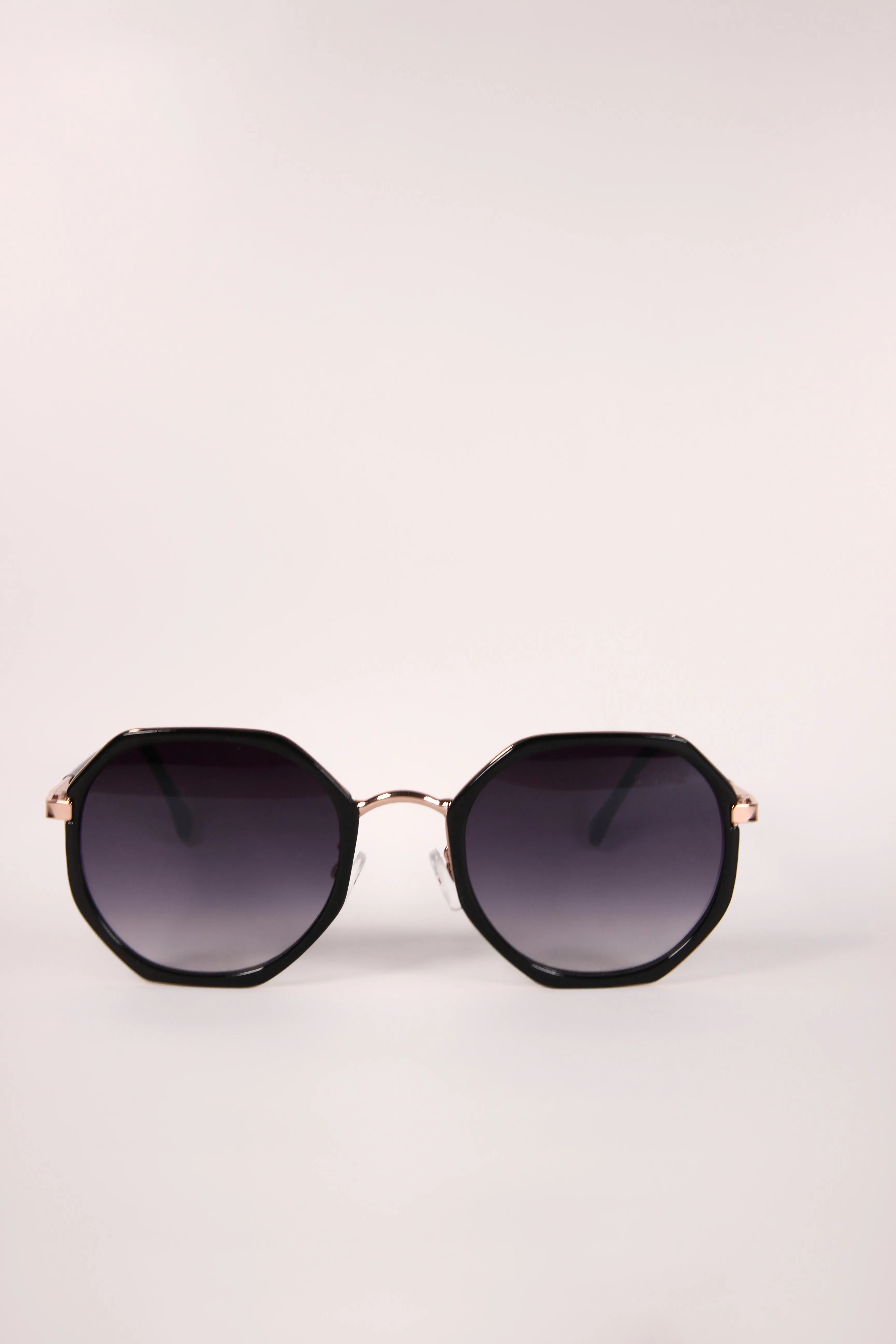 Octagonal Ombre Noir Sunglasses
