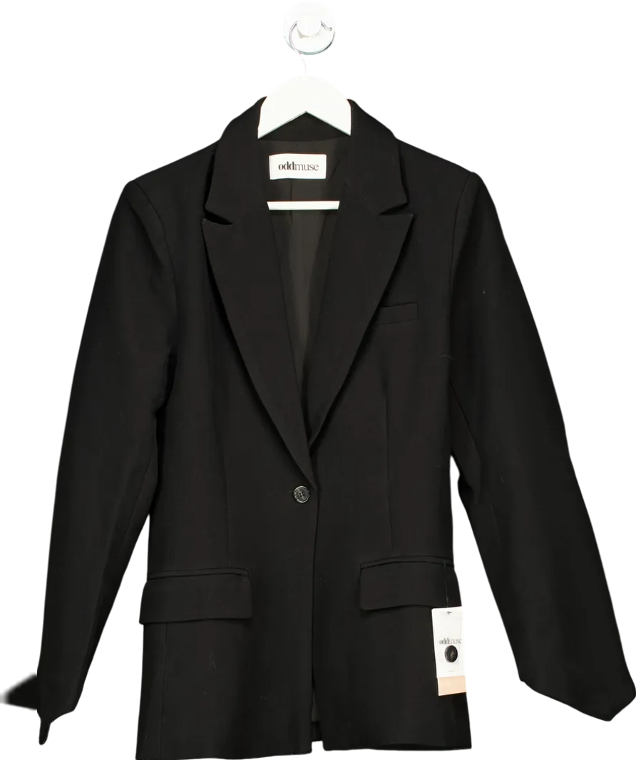 Odd Muse Black The Ultimate Muse Blazer With Additional Belts UK XS