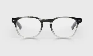 Old Sport Wide Color 88 - Black Grey Fade Front with Black Temples