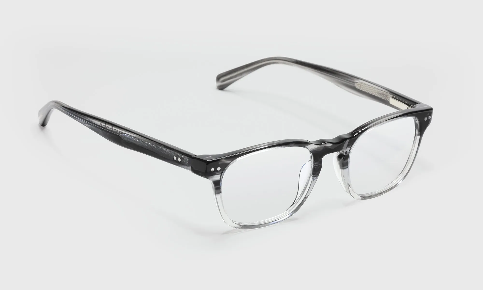 Old Sport Wide Color 88 - Black Grey Fade Front with Black Temples