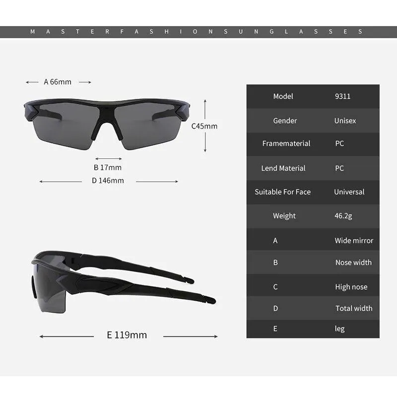 Outdoor Sport Bicycle Eyewear Glasses