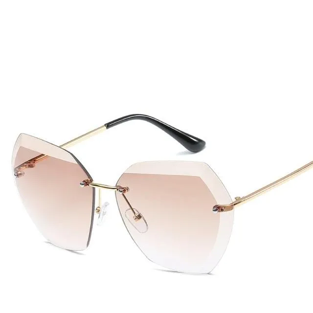 Oversized Vintage Shades Sun Glasses