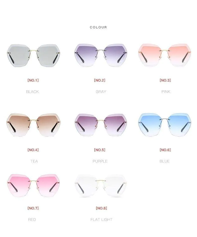 Oversized Vintage Shades Sun Glasses