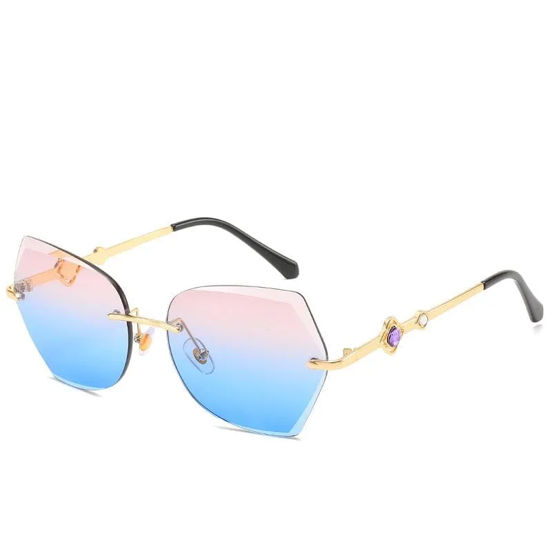 Oversized Vintage Shades Sun Glasses