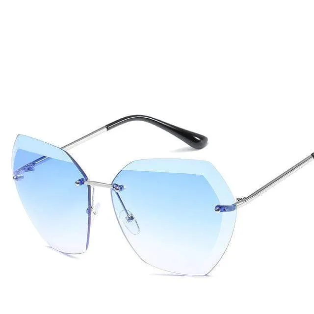Oversized Vintage Shades Sun Glasses