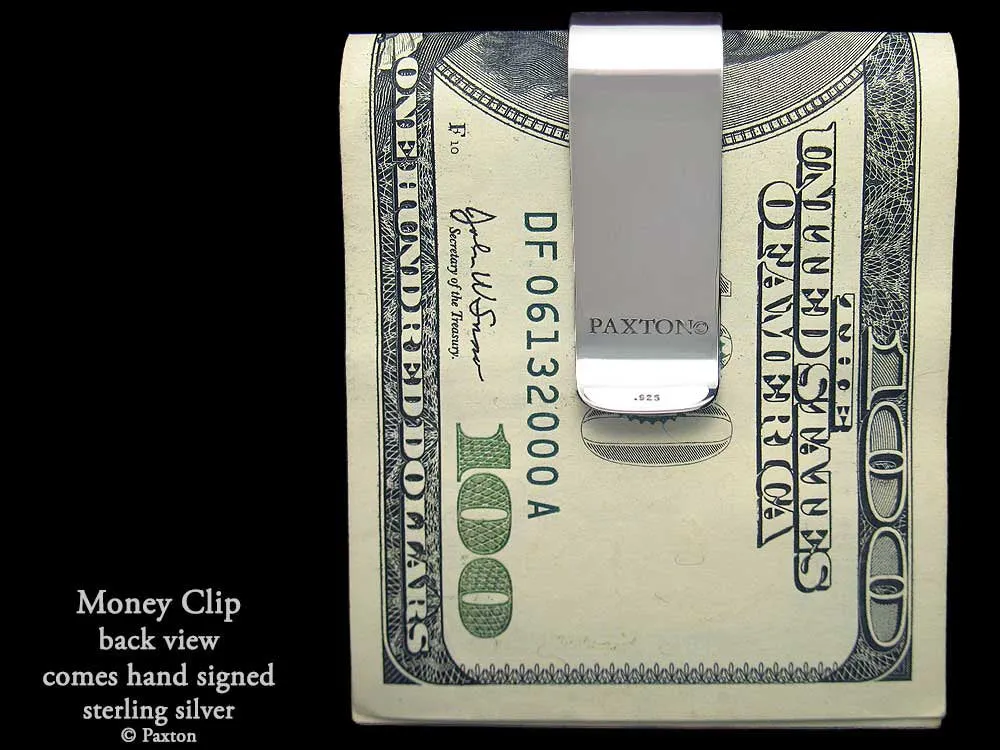 Peace Bonsai Money Clip Sterling Silver