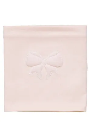 Peach Bow Blanket