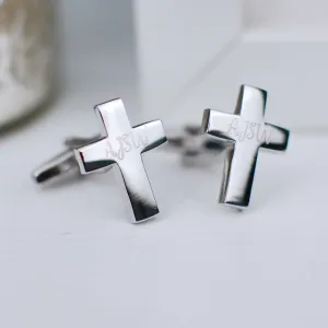 Personalised Cross Cufflinks