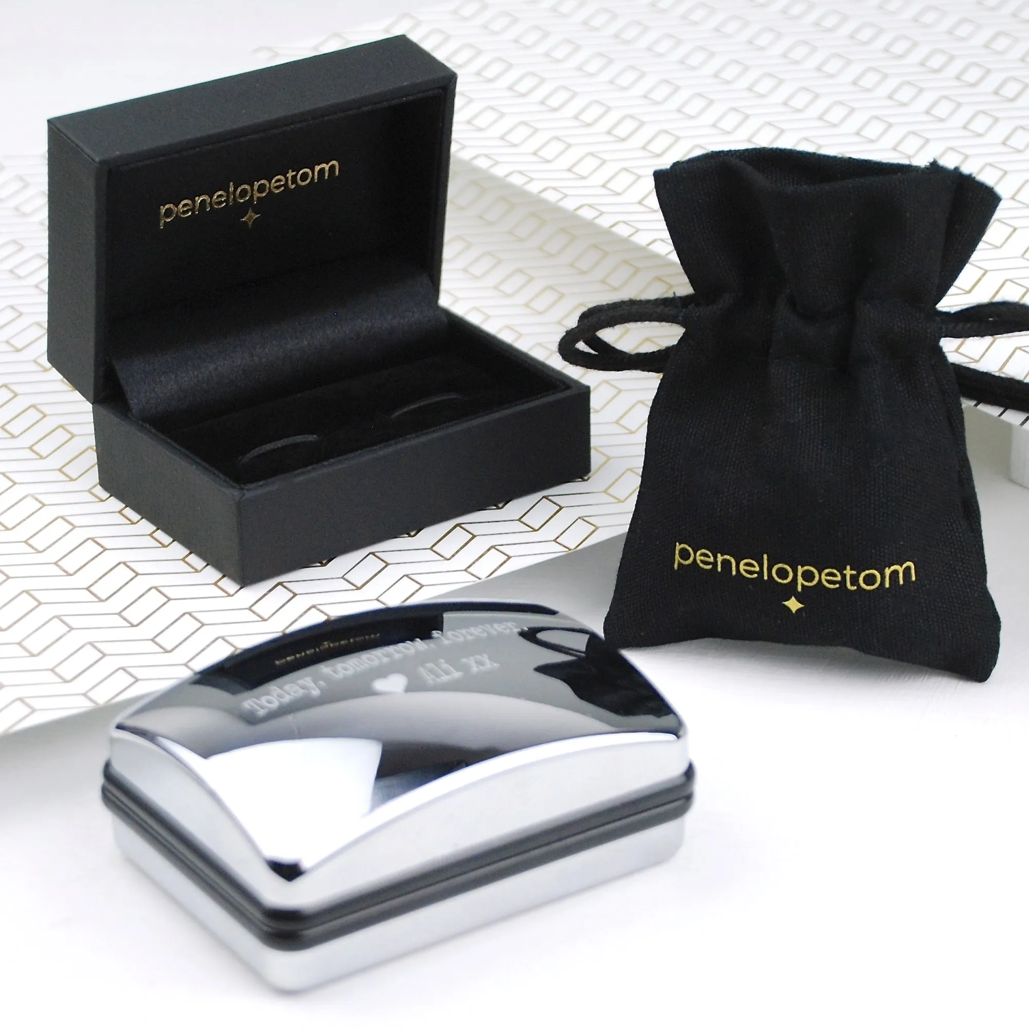 Personalised Graduation Bar Cufflinks