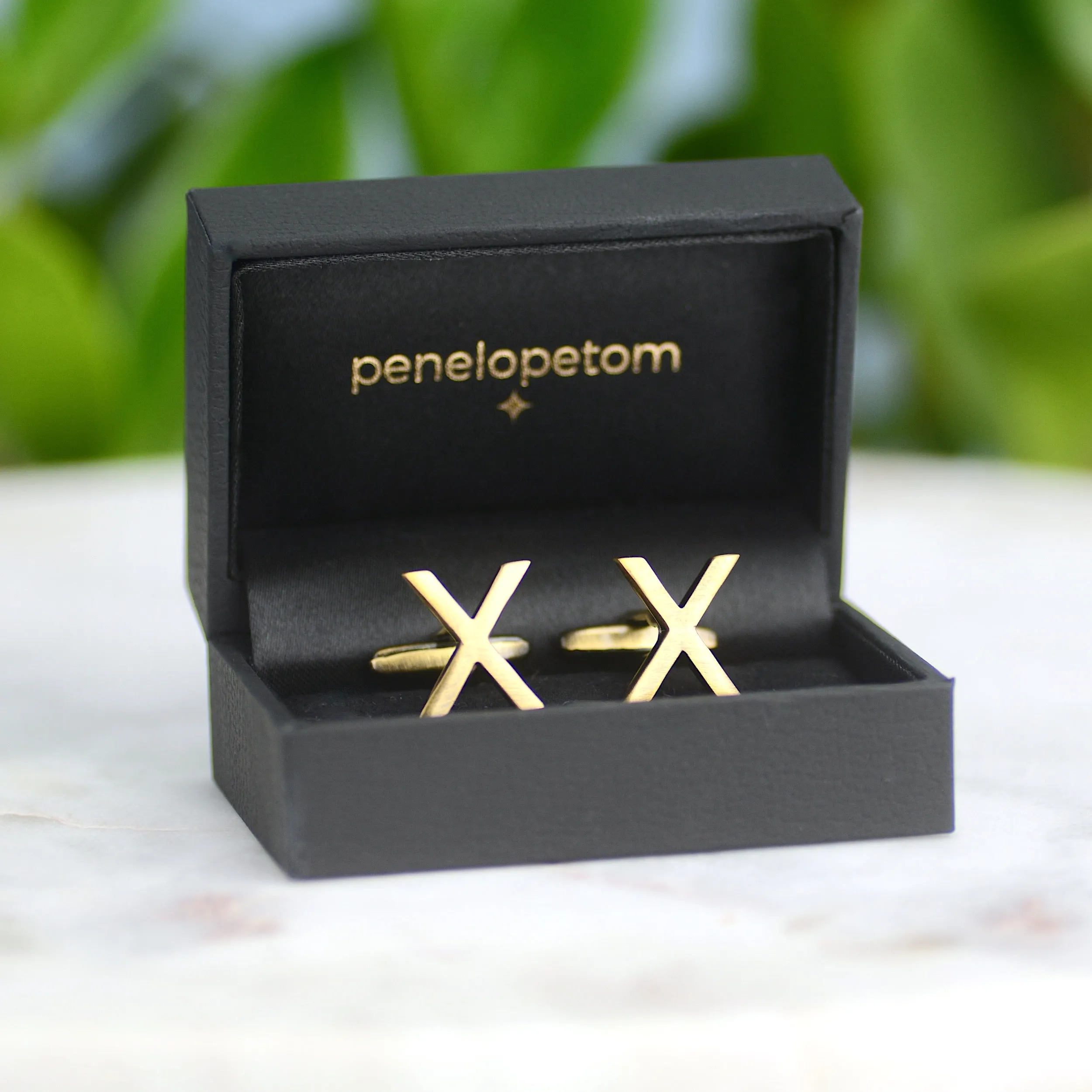 Personalised Kisses Cufflinks