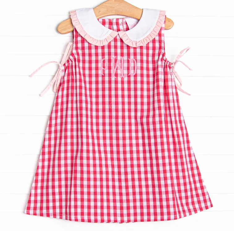 Playground Picnic Dress, Red