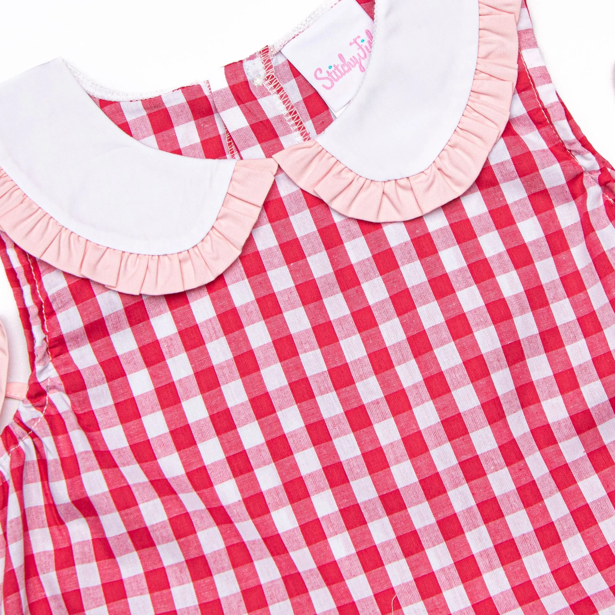 Playground Picnic Dress, Red