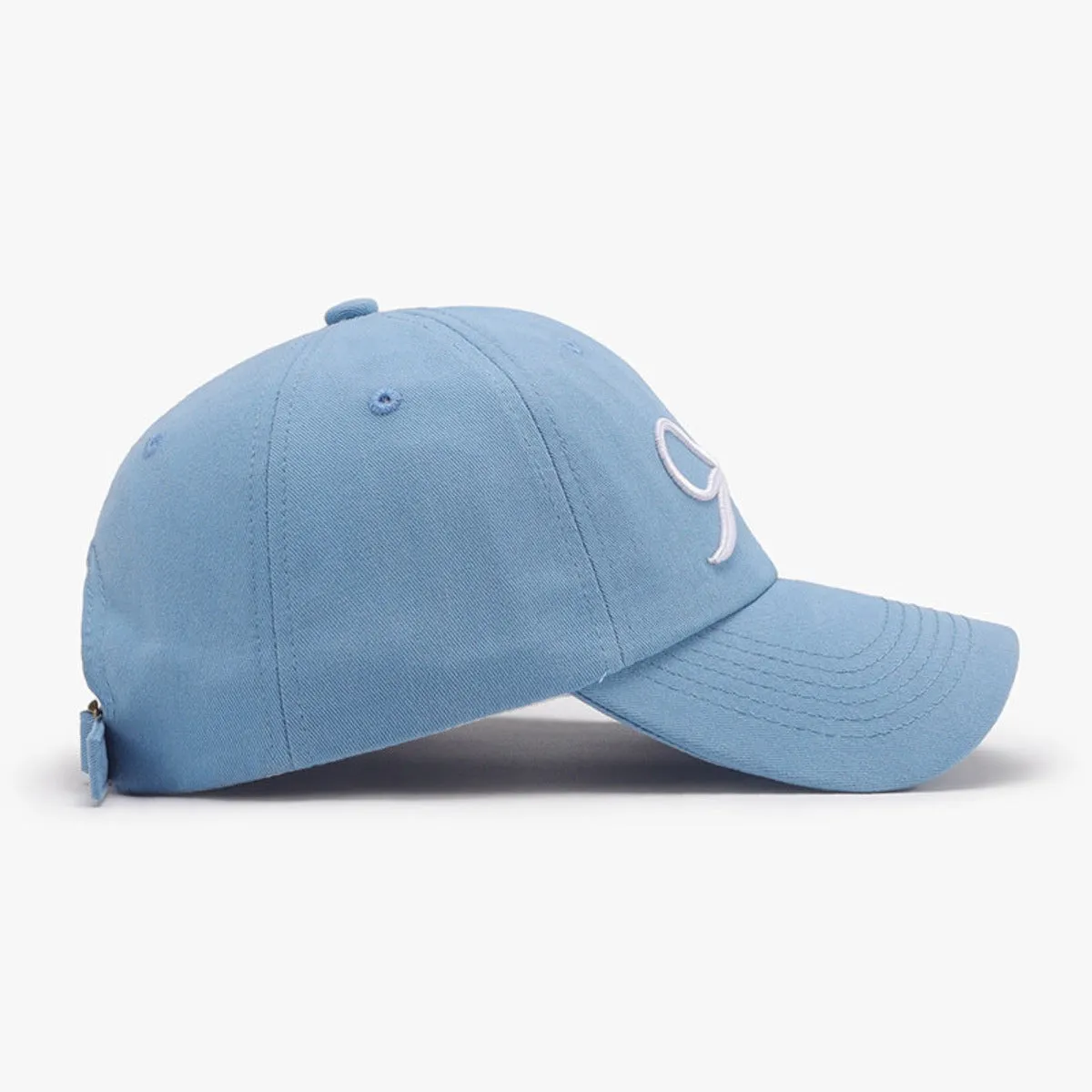 Precious Bow Embroidered Baseball Cap