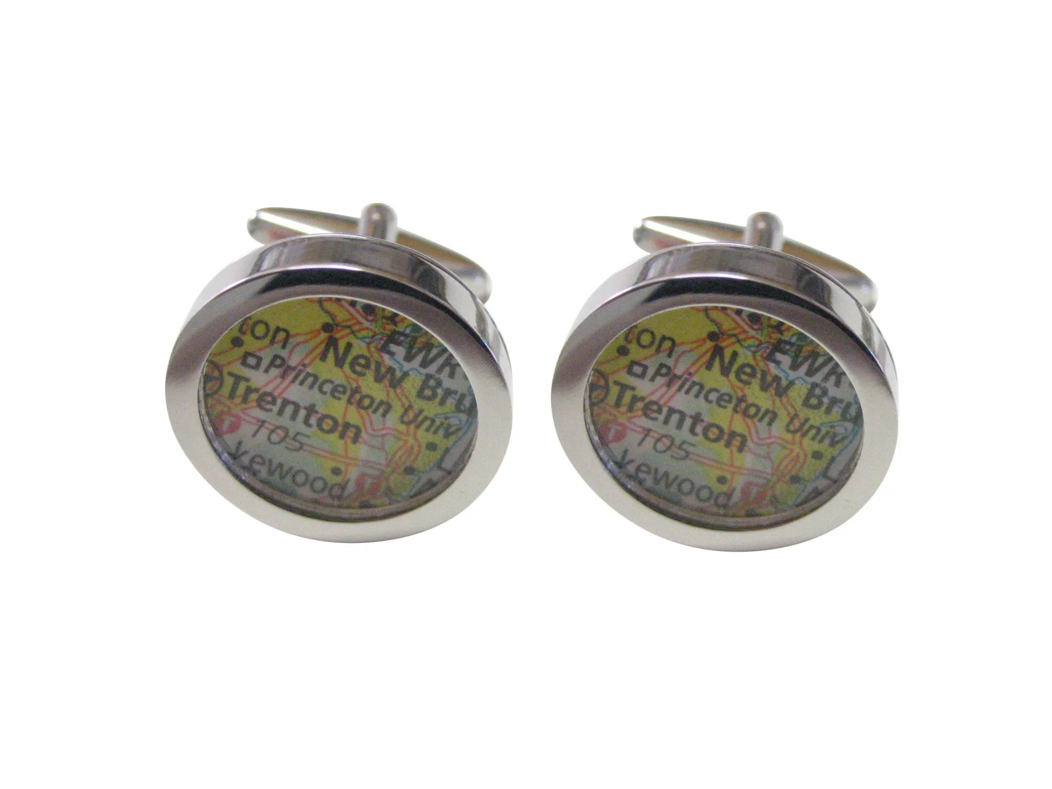 Princeton University Map Cufflinks