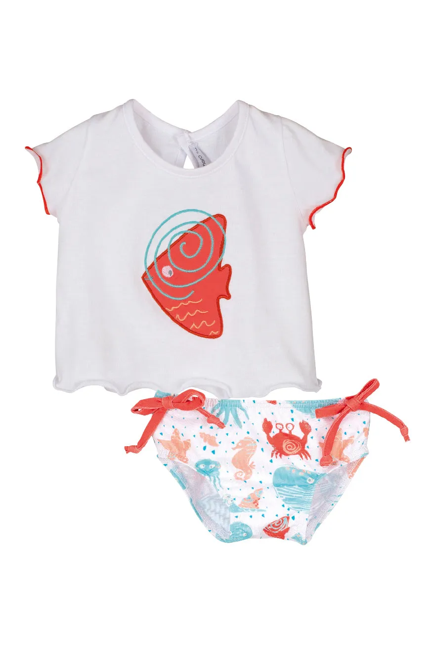 "Dory" Coral Fish Swimwear