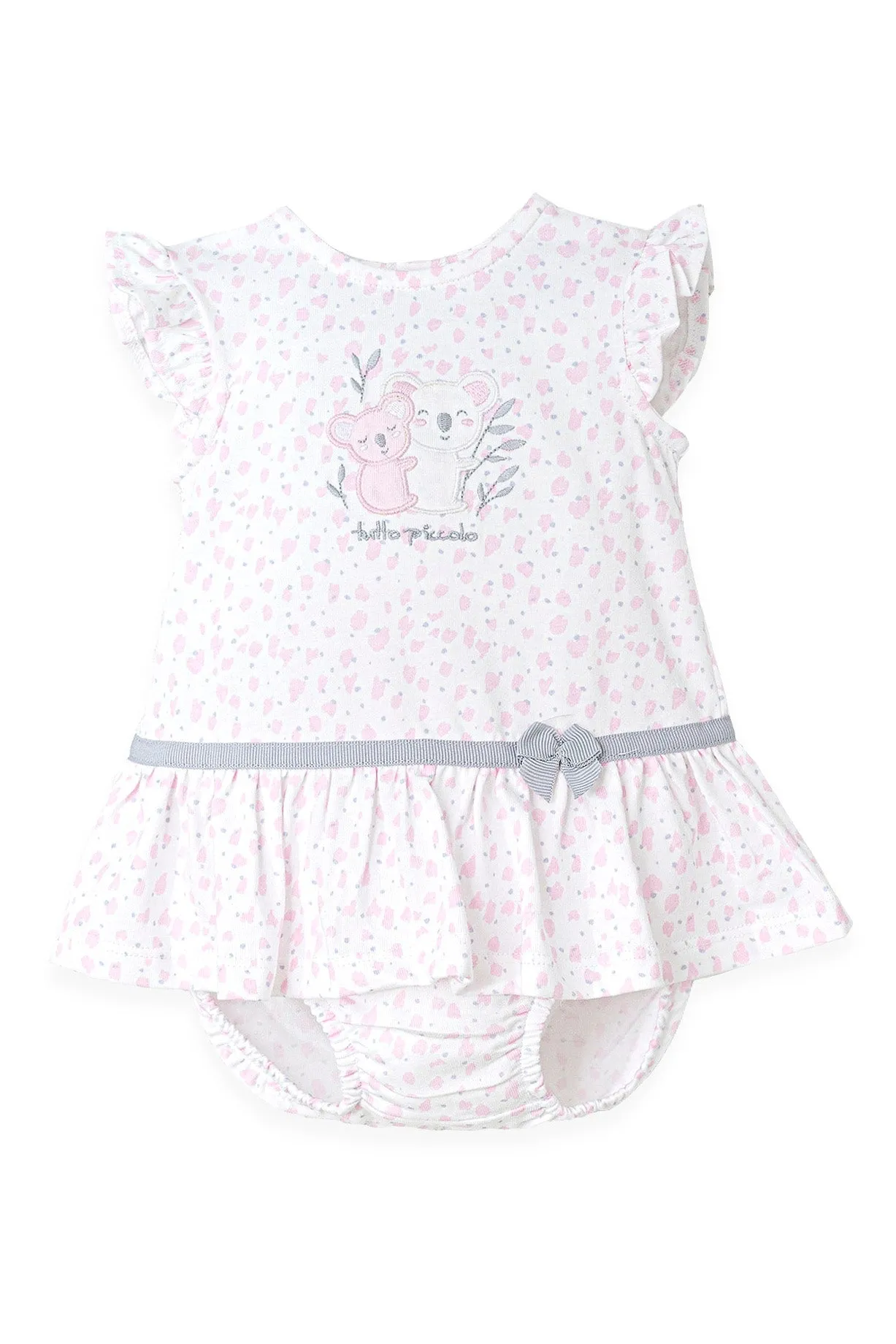"Wanda" Pink Koala Dress & Bloomers