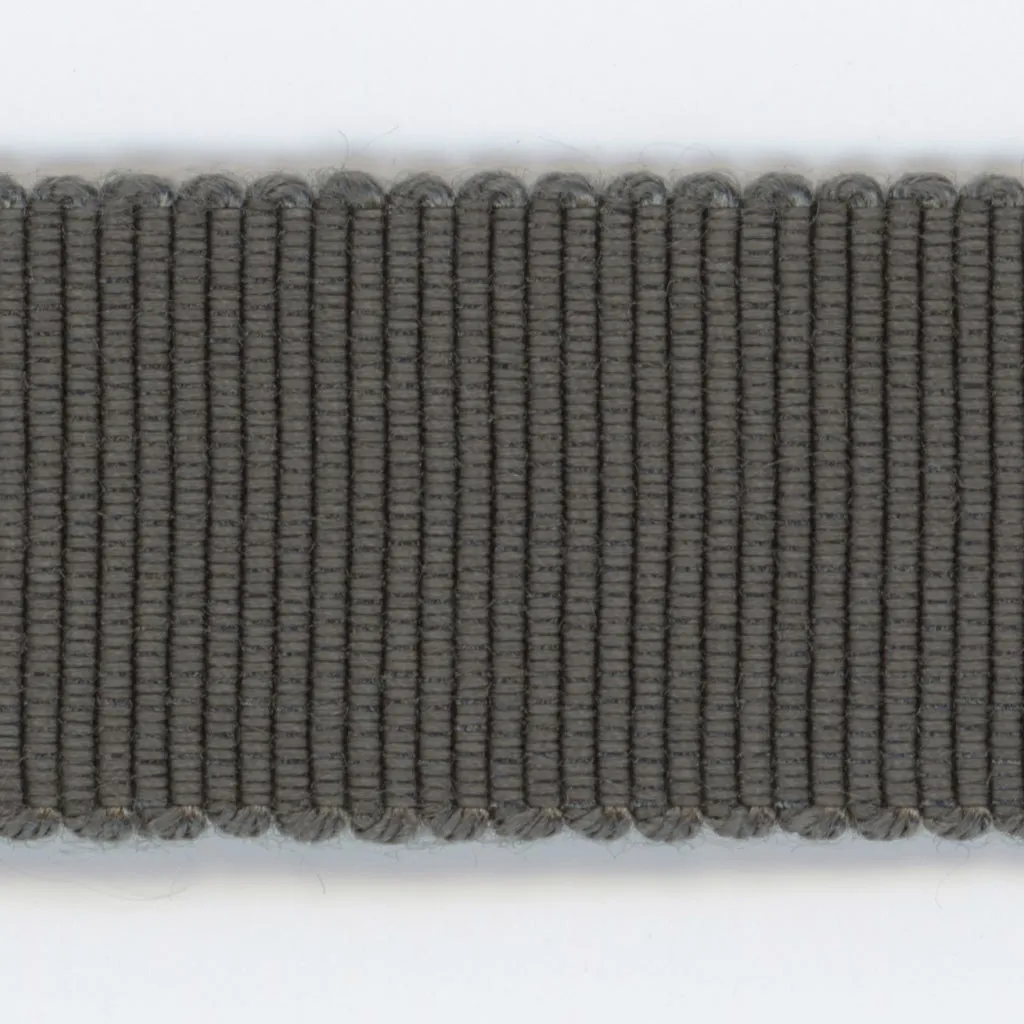 Rayon Grosgrain Ribbon #103 Smoke Gray