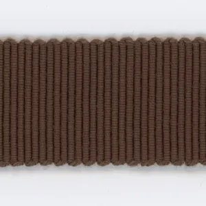 Rayon Grosgrain Ribbon #12 Smoke Brown