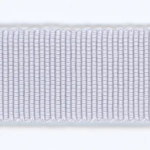 Rayon Grosgrain Ribbon #130 Snow Gray