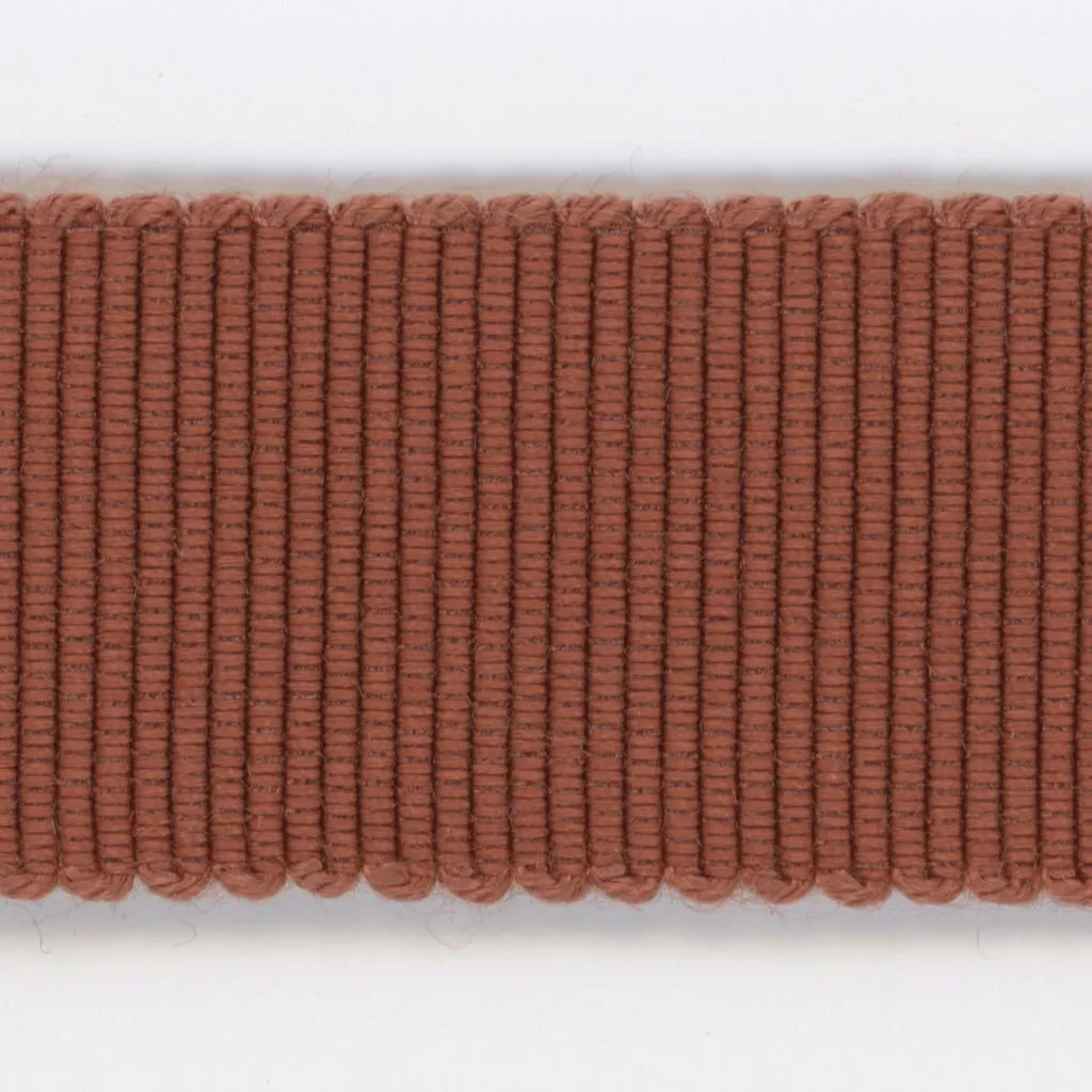Rayon Grosgrain Ribbon #15 Dull Carrot