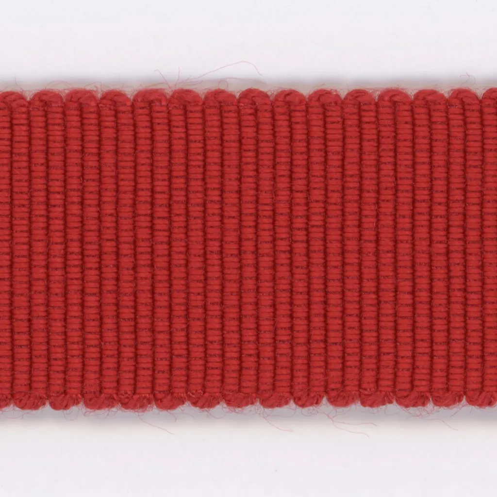 Rayon Grosgrain Ribbon #23 Red