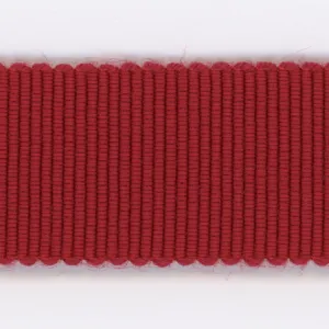 Rayon Grosgrain Ribbon #45 Scarlet
