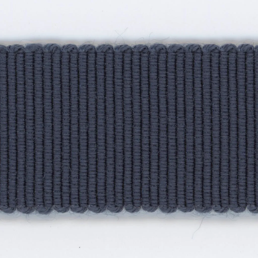 Rayon Grosgrain Ribbon #60 Gray Blue
