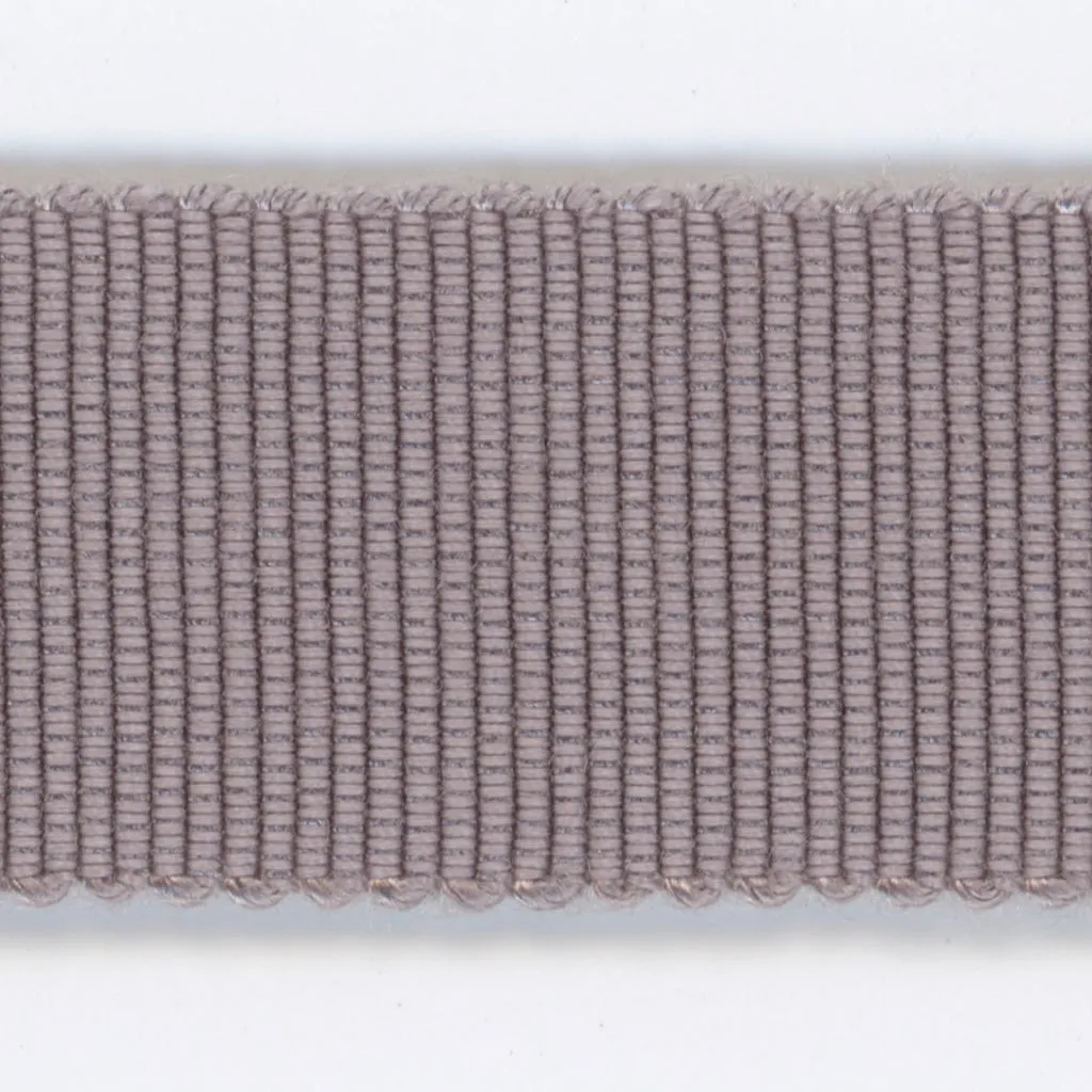 Rayon Grosgrain Ribbon #80 Gray