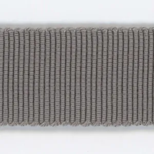 Rayon Grosgrain Ribbon #82 Silver Gray