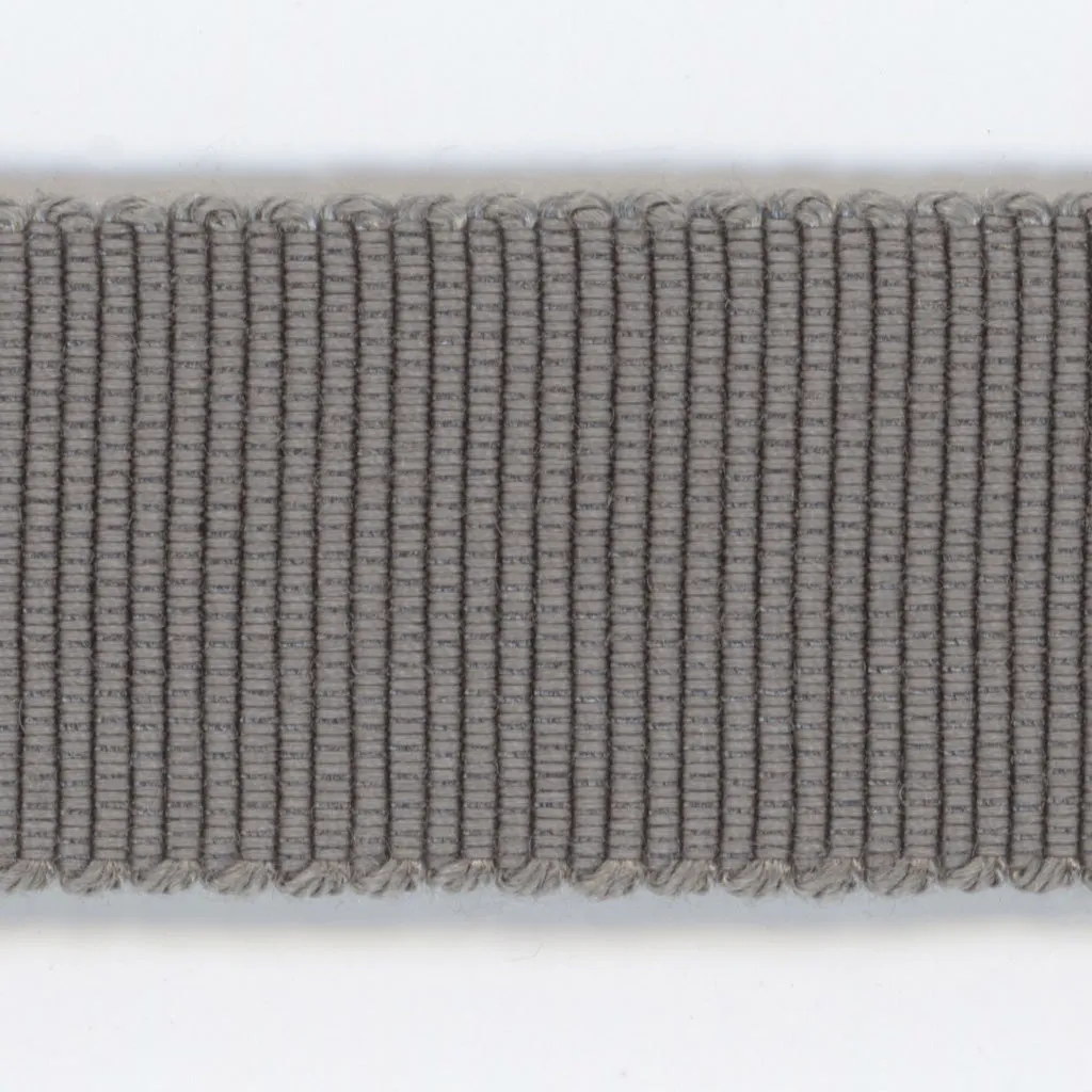 Rayon Grosgrain Ribbon #82 Silver Gray