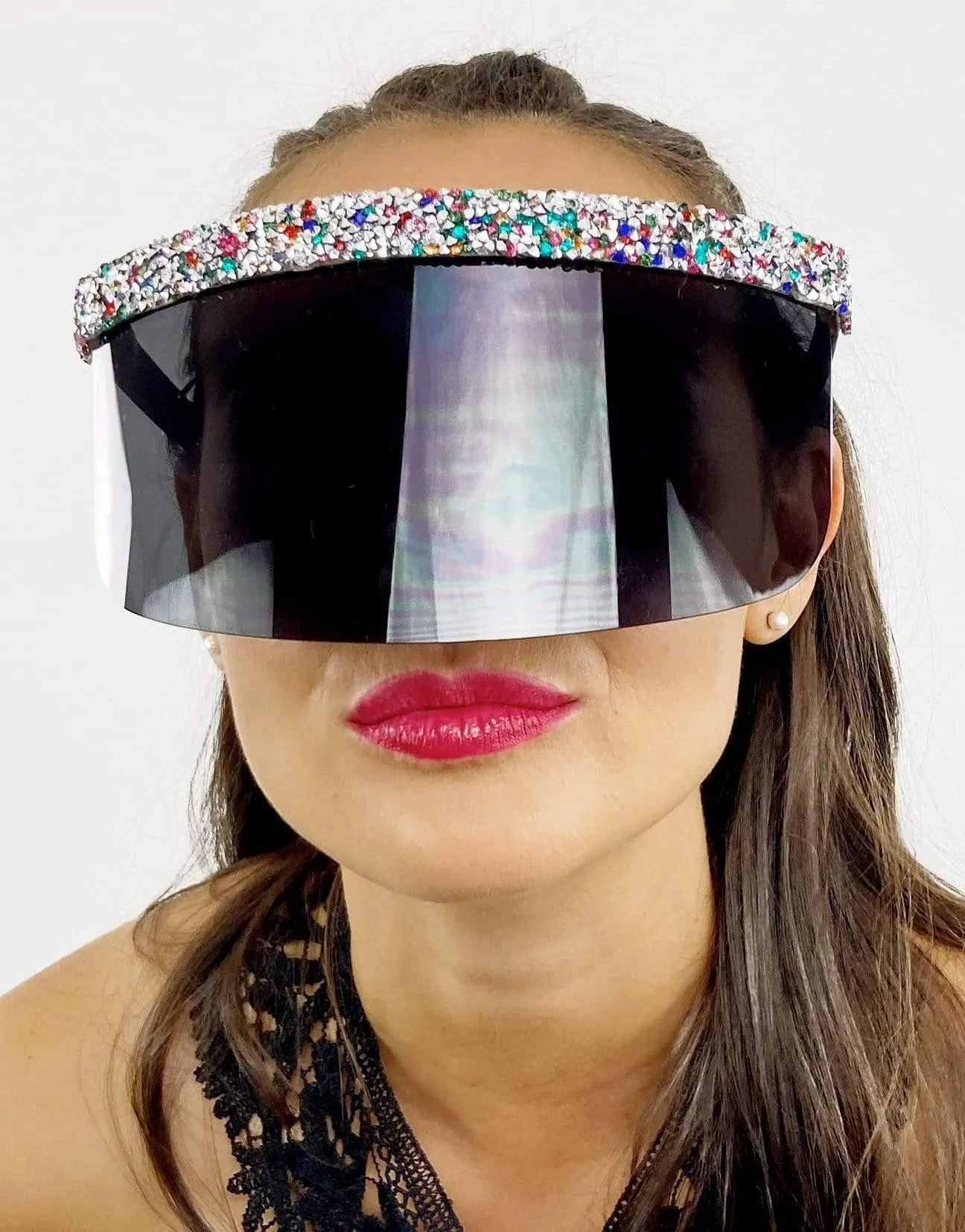 Razzle Strip Visor in Dark Crystal