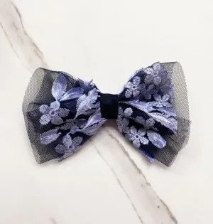 Rebecca Embroidered Hair Bow