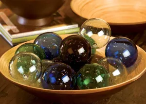 Recycled Clear Glass Ball (Pack of 6)