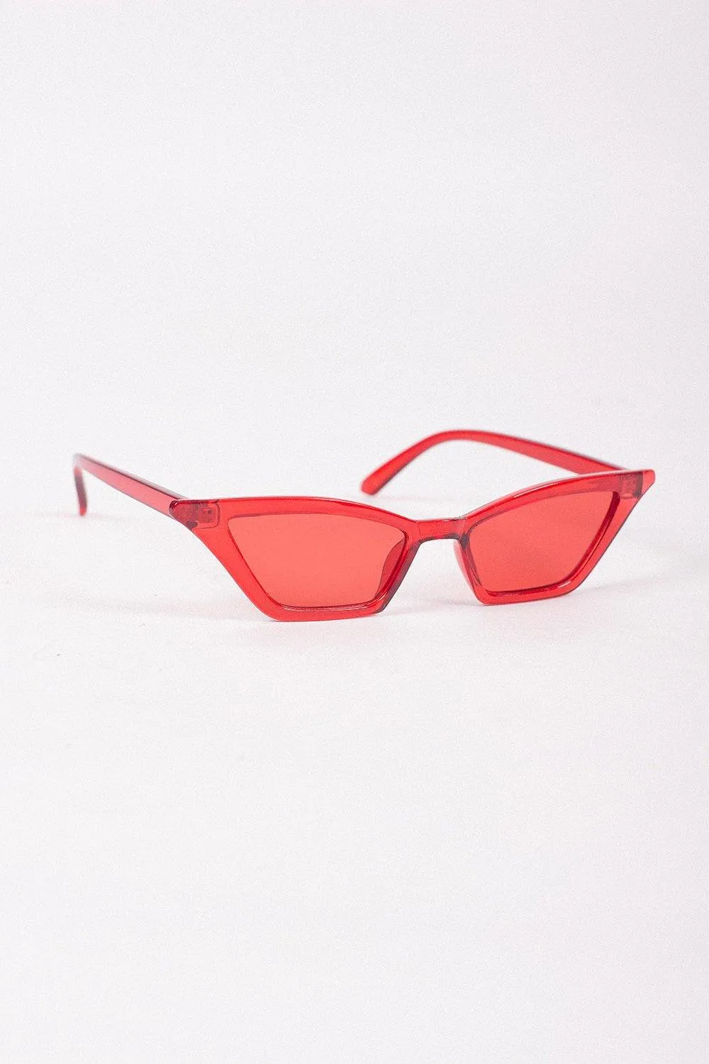 Red Cat Eye Sunglasses