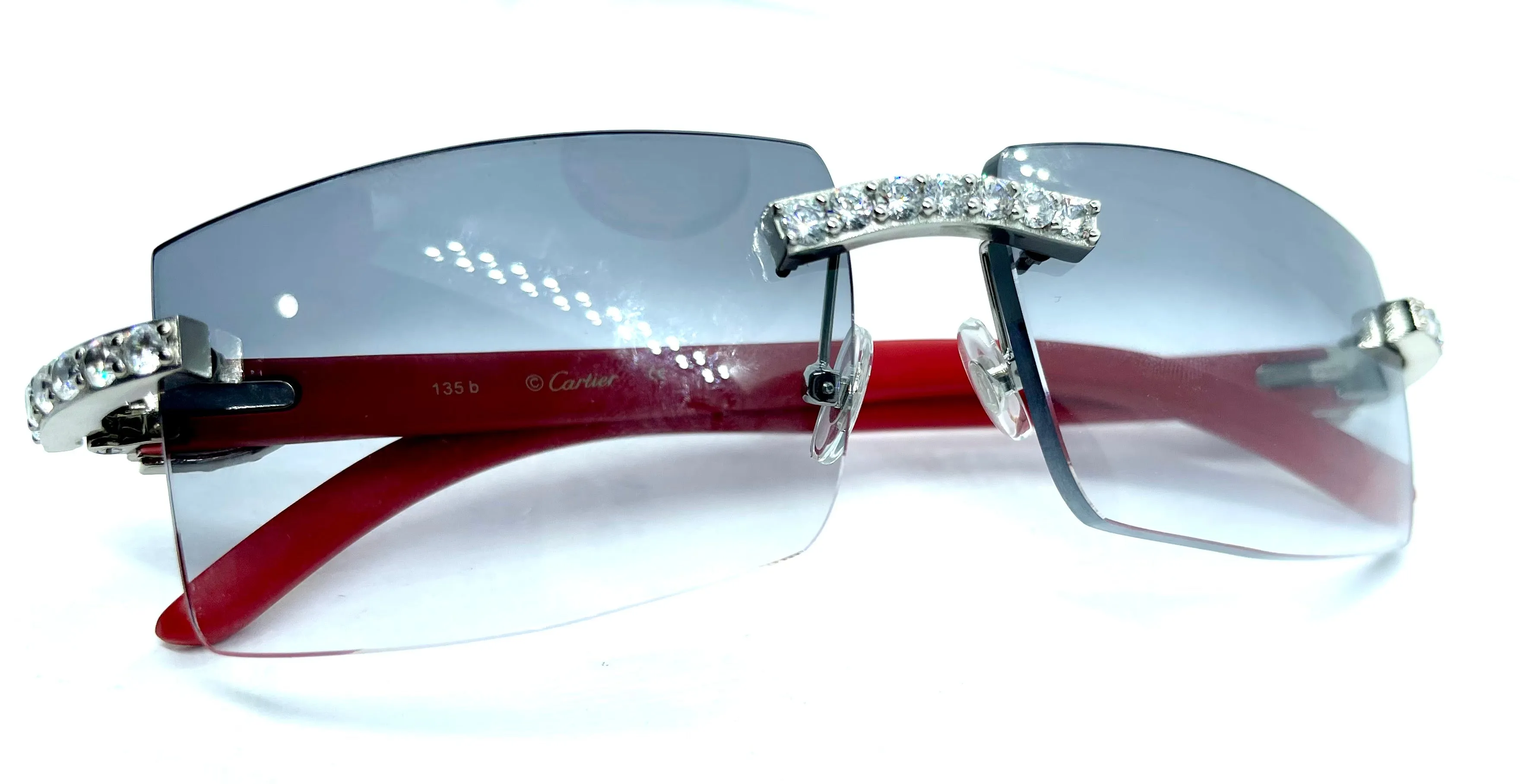 Red Woods with 5pc .20 prong set with 58 Smoke Grey Lenses