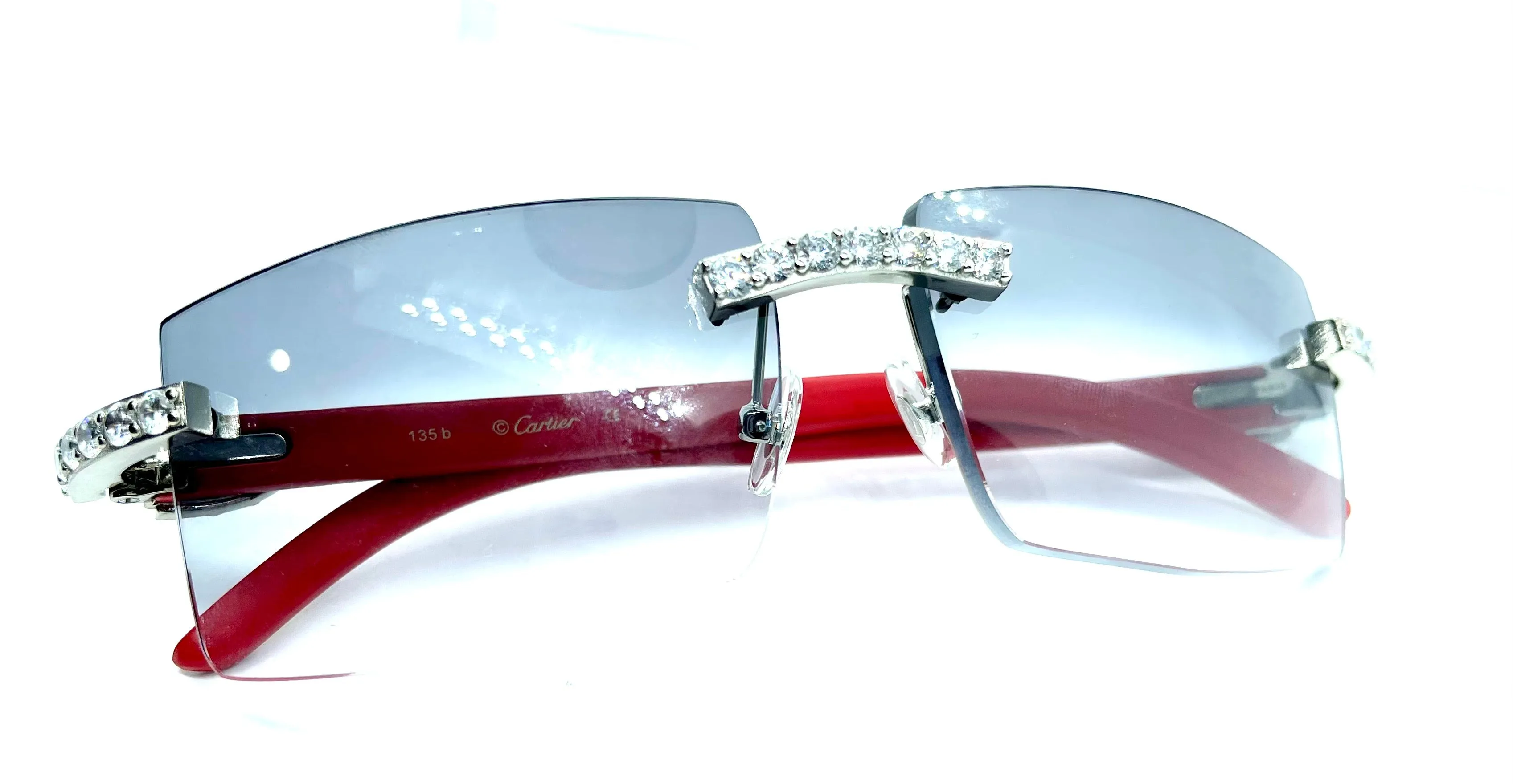 Red Woods with 5pc .20 prong set with 58 Smoke Grey Lenses