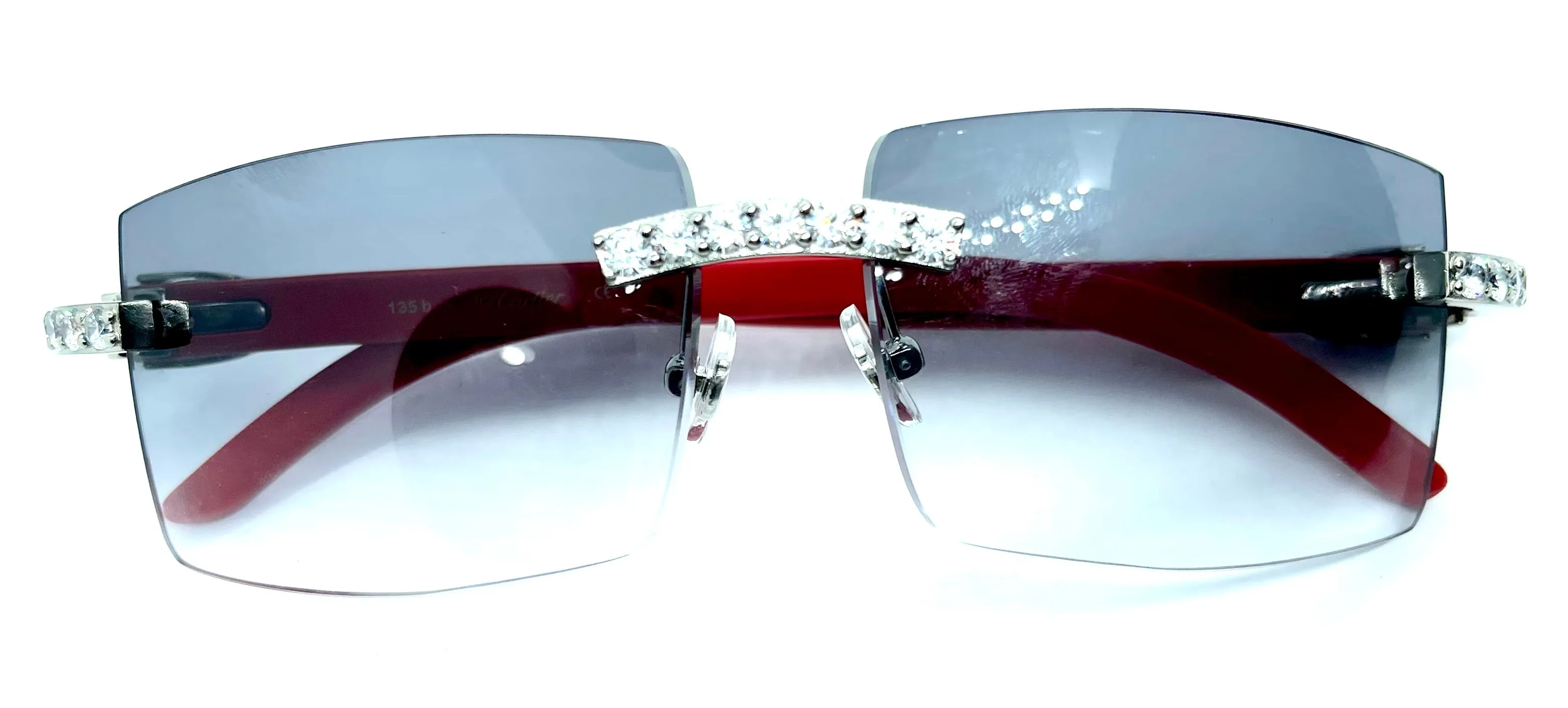 Red Woods with 5pc .20 prong set with 58 Smoke Grey Lenses