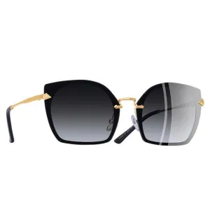 Rimless Frame Polarized Sunglasses for Women