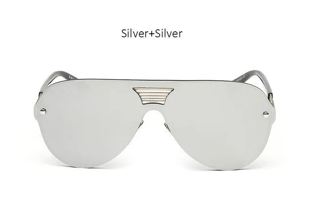 Rimless Mirrored Aviators