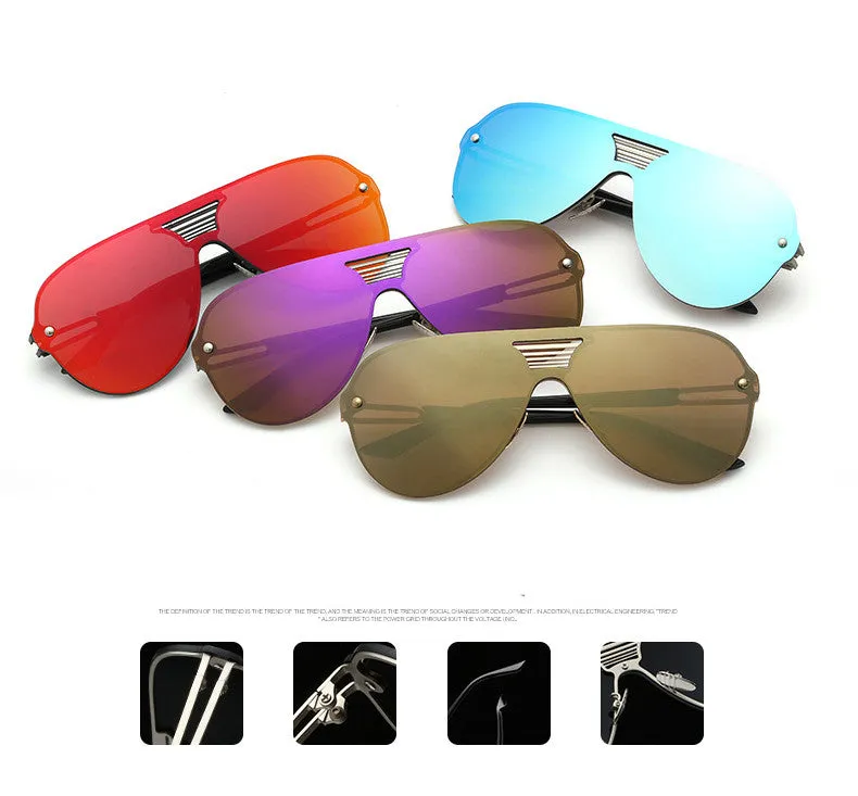 Rimless Mirrored Aviators