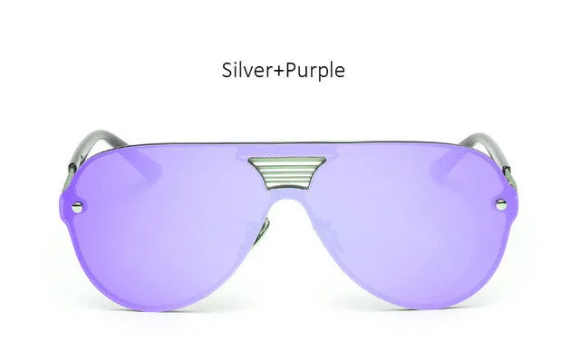 Rimless Mirrored Aviators