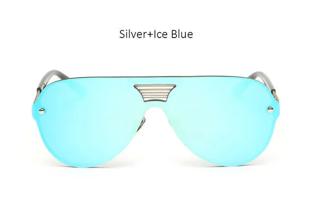 Rimless Mirrored Aviators