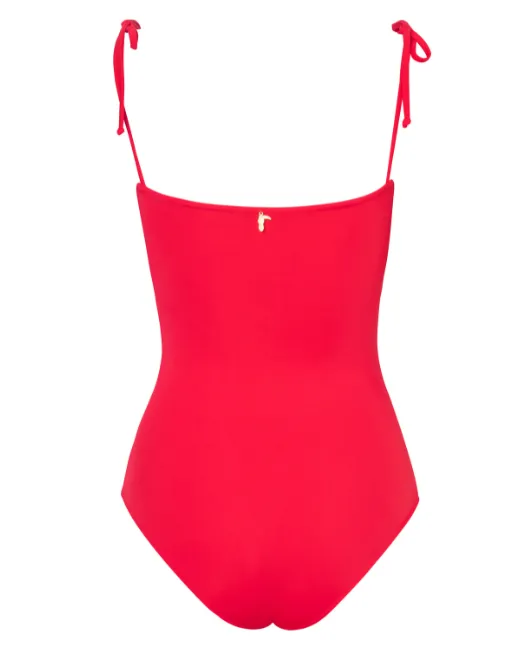 San Juan One Piece Embroidered Salmon